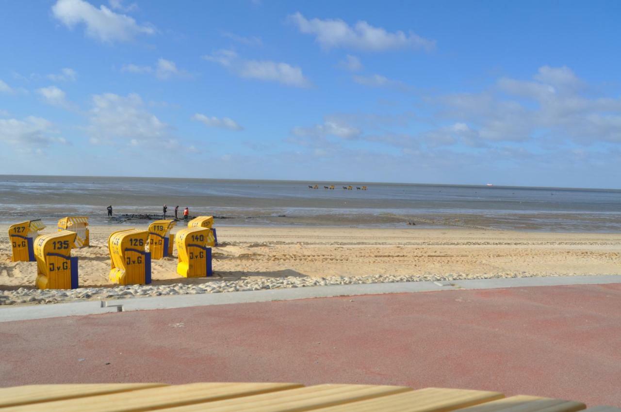 Ferienhaus Exner hinter dem Deich Cuxhaven Exterior foto